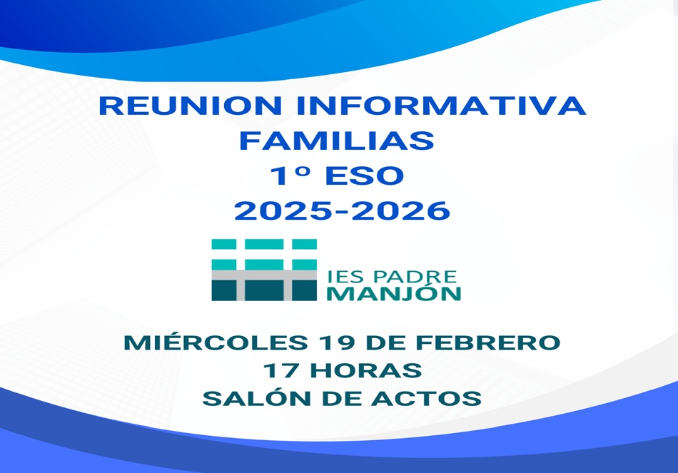 Reunión informativa familias 1º ESO 2025-2026